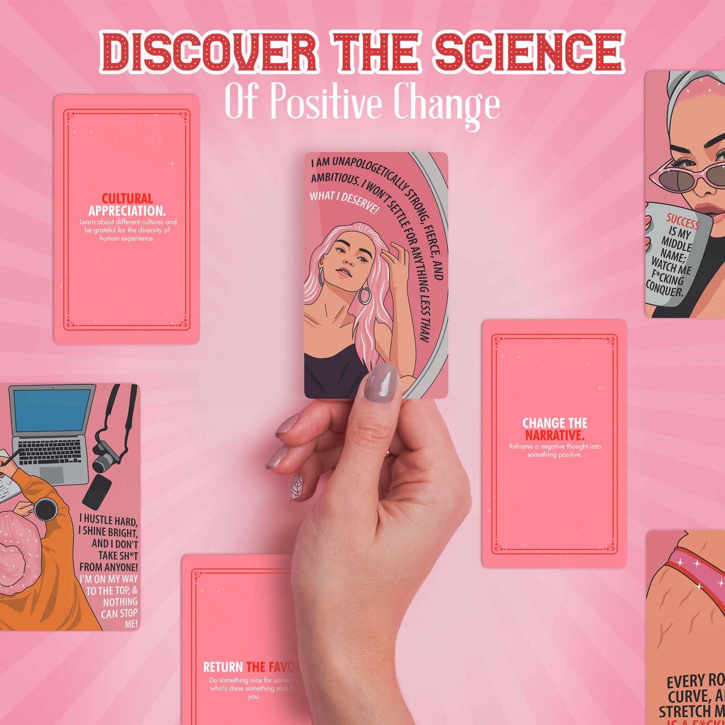 BADASS AFFIRMATION CARDS FOR WOMEN