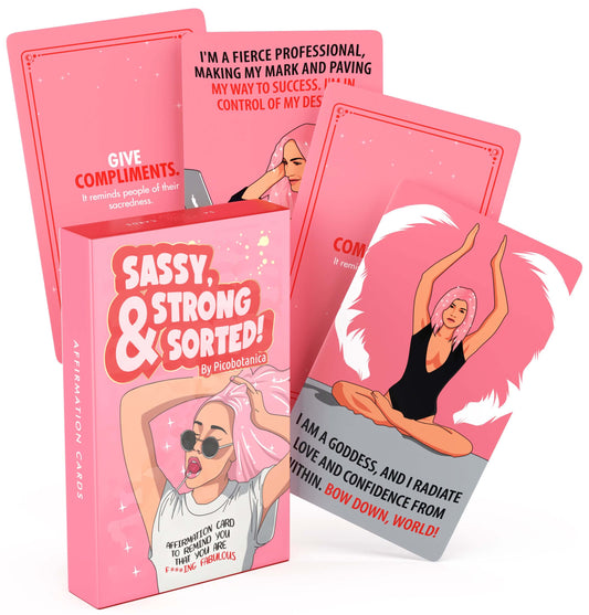 BADASS AFFIRMATION CARDS FOR WOMEN